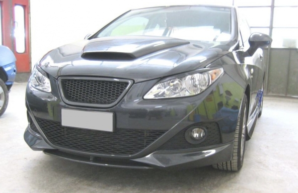Frontspoiler mit Carbon-Überzug passend für Seat Ibiza 08-01/12