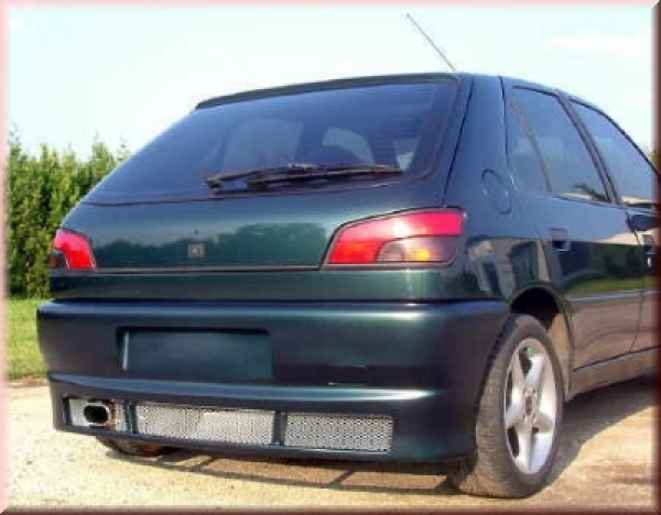 Heck Stoßstange hinten Heckschürze passend für Peugeot 306