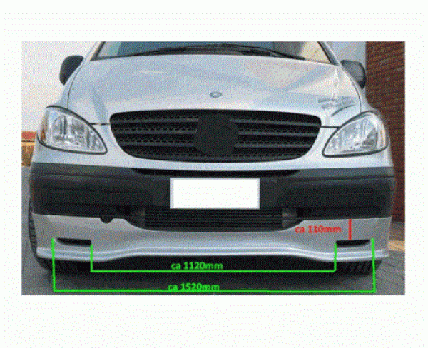Frontspoiler passend für Mercedes Vito/Viano W639 03-10