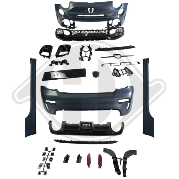 Bodykit passend für Fiat 500 07-15 nicht Abarth 3405950 ohne ABE