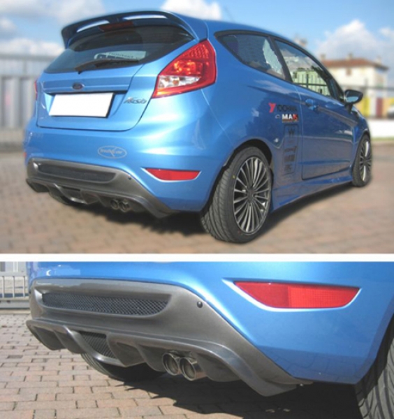 Heckdiffusor Diffusor Ansatz passend für Ford Fiesta VII