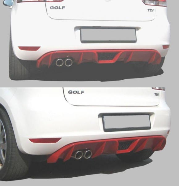 Heckdiffusor Diffusor Ansatz passend für VW Golf VI