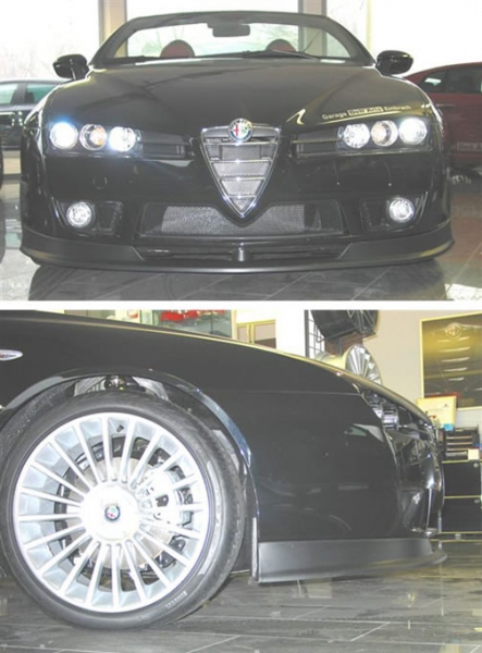 Frontspoiler passend für Alfa Brera/Spider