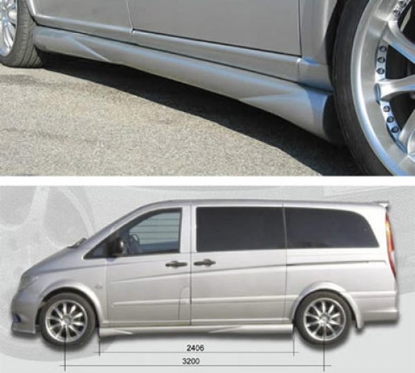 Satz Seitenschweller passend für Mercedes Vito/Viano W639 03-14
