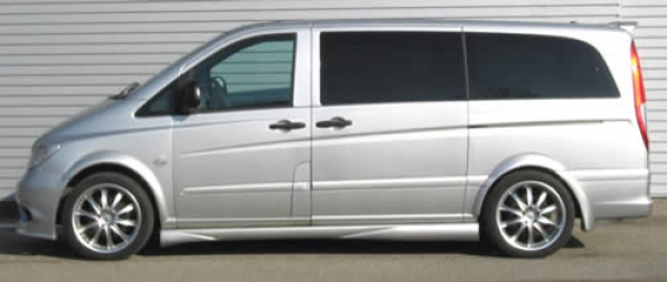 Kotflügelverbreiterungen passend für Mercedes Vito/Viano W639 03-10