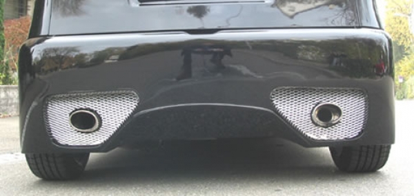 Heck Stoßstange hinten Heckschürze passend für Fiat Punto I