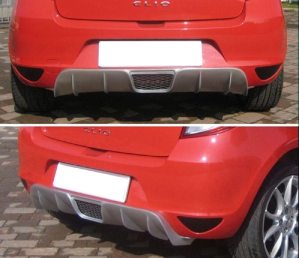 Heckdiffusor Diffusor Ansatz passend für Renault Clio III 09-12