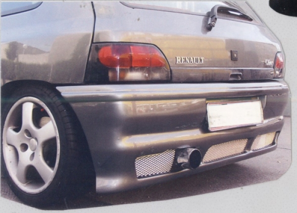 Heck Stoßstange hinten Heckschürze passend für Renault Clio I