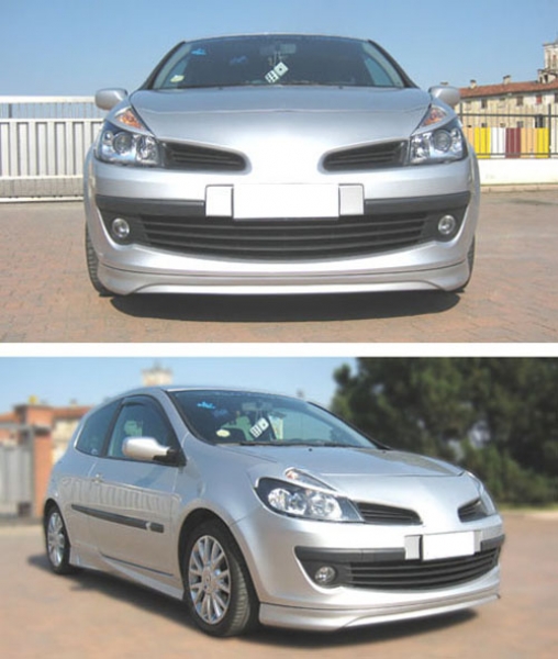 Frontspoiler passend für Renault Clio III 05-09