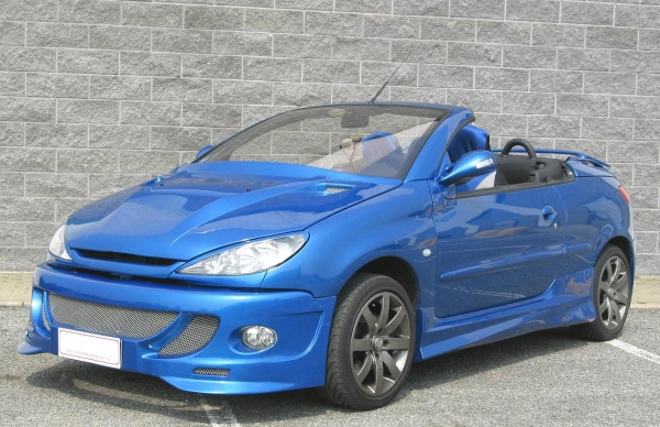 Front Stoßstange vorne Frontschürze passend für Peugeot 206