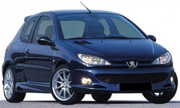 Satz Seitenschweller passend für Peugeot 206