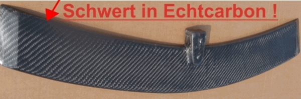 Frontspoiler mit Carbon-Überzug passend für Seat Leon 1P 05-09