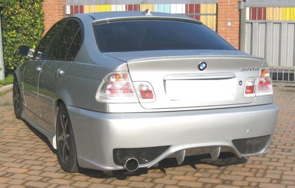 Heck Stoßstange hinten Heckschürze passend für BMW E46