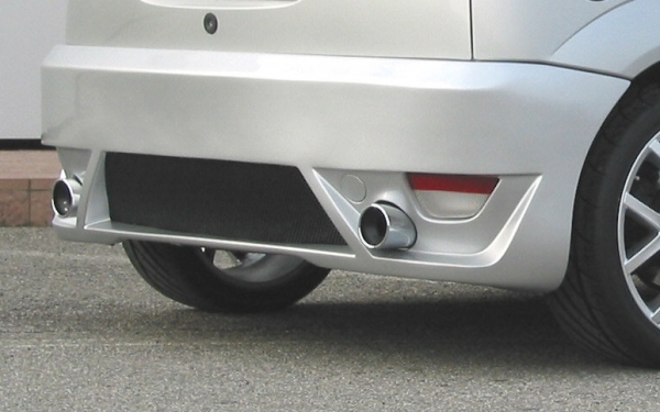 Heck Stoßstange hinten Heckschürze Duplex passend für Ford Focus