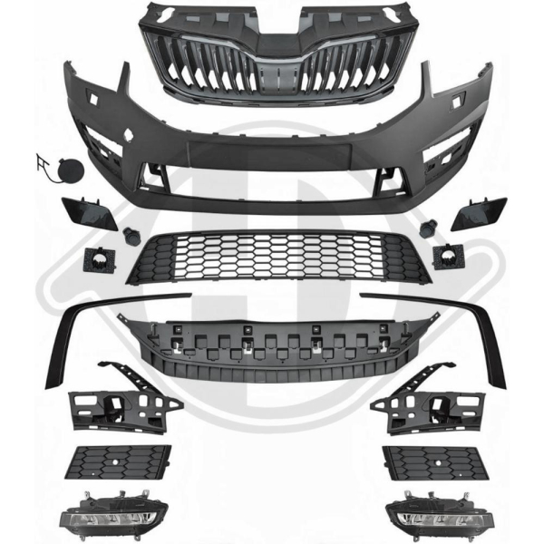 Front Stoßstange vorne passend für Skoda Octavia 17-20 7832450 mit ABE