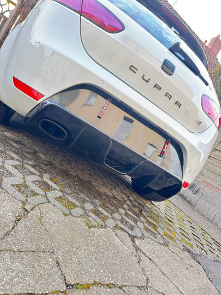 Heckdiffusor Diffusor Ansatz passend für Seat Leon 1P FR & Cupra & Cupra-R 05-12