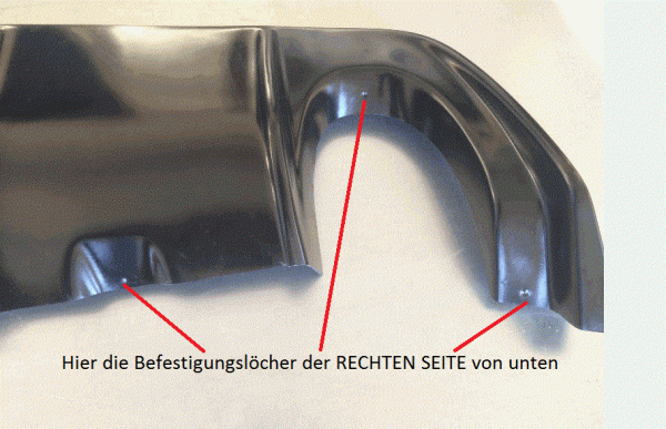 Heckdiffusor Diffusor Ansatz Duplex passend für Alfa Giulietta