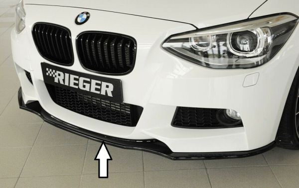 Rieger Frontspoiler Spoiler für BMW 1er F20 F21 MATT SCHWARZ 35050
