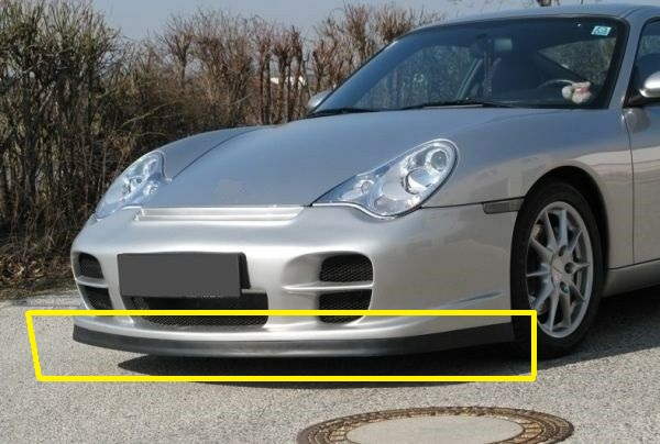 Front Stoßstange vorne Frontspoiler zu unseren Frontschürze passend für Porsche 996 Serie I+II