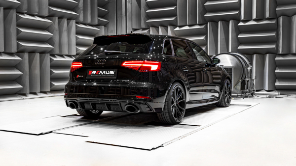 REMUS OPF-Back Klappen-Abgasanlage für Audi RS3 Typ 8V 294KW SportBack und Limousine mit OPF