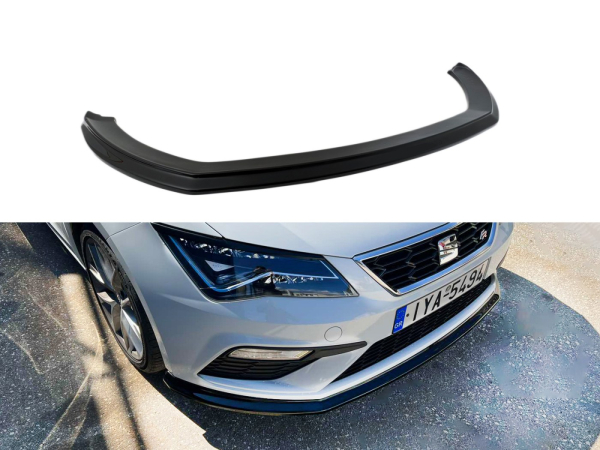 Frontspoiler passend für Seat Leon Cupra und FR 2017-2020 in GLANZ SCHWARZ