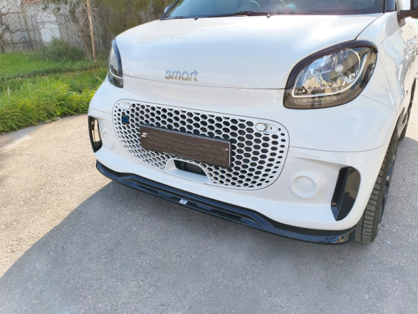 Frontspoiler passend für Smart fortwo EQ 453 2019-2024 in GLANZ SCHWARZ