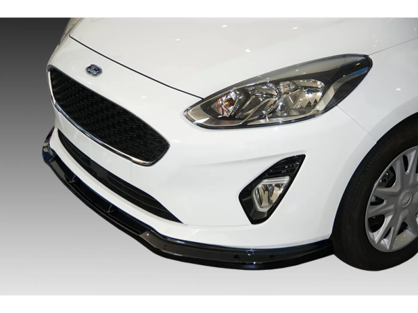 Frontspoiler passend für Ford Fiesta 8 17-21 in GLANZ SCHWARZ