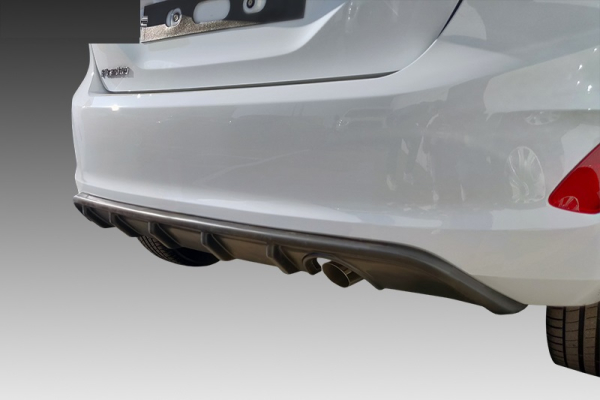 Heckdiffusor passend für Ford Fiesta 8 17-21 in GLANZ SCHWARZ