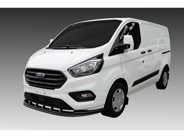 Frontspoiler passend für Ford Transit Custom 2013-09/2023 in GLANZ SCHWARZ