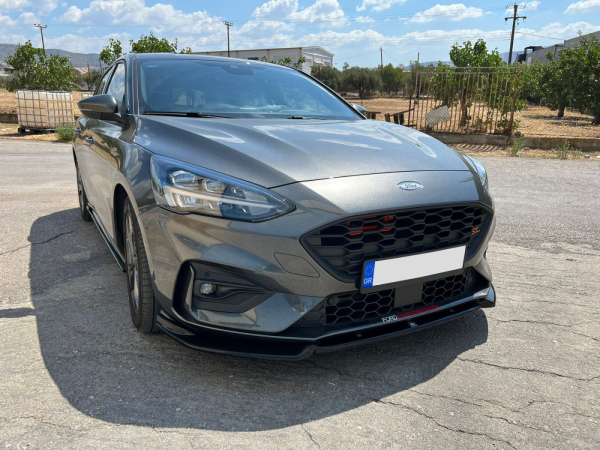 Frontspoiler passend für Ford Focus ST und ST-Line 2018- in GLANZ SCHWARZ