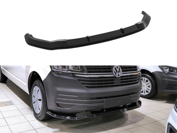Frontspoiler passend für VW Bus T6.1 in GLANZ SCHWARZ