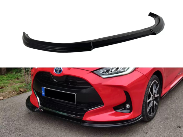 Frontspoiler passend für Toyota Yaris und GR Sport 2020- in GLANZ SCHWARZ