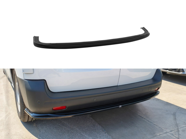 Heckdiffusor passend für Peugeot Expert III, Traveller, Fiat Scudo, Citroen Jumpy III, SpaceTourer, Opel Vivaro C, Zafira Life, Toyota ProAce in GLANZ SCHWARZ L2