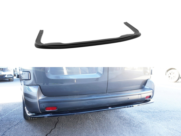 Heckdiffusor passend für Peugeot Expert III, Traveller, Fiat Scudo, Citroen Jumpy III, SpaceTourer, Opel Vivaro C, Zafira Life, Toyota ProAce in GLANZ SCHWARZ L3