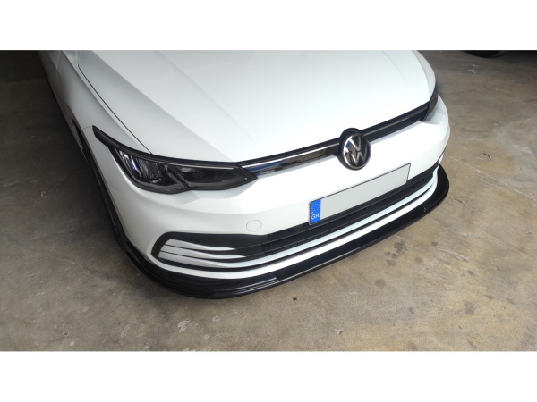 Frontspoiler passend für VW Golf 8 in GLANZ SCHWARZ 2019-2024