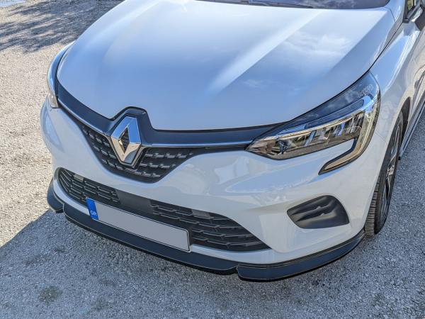Frontspoiler passend für Renault Clio 5 2019-2023 in GLANZ SCHWARZ