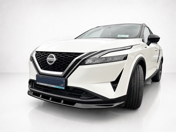 Frontspoiler passend für Nissan Qashqai J12 21-24 in GLANZ SCHWARZ