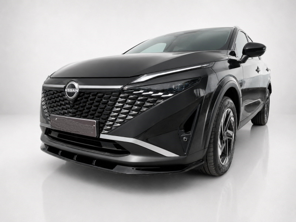 Frontspoiler passend für Nissan Qashqai 2024- in GLANZ SCHWARZ