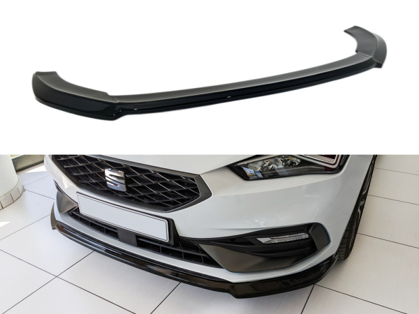 Frontspoiler passend für Seat Leon FR in GLANZ SCHWARZ 2020-
