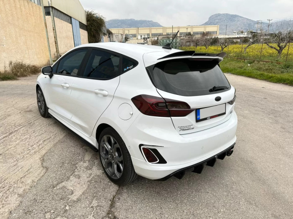 Heckdiffusor passend für Ford Fiesta 8 ST-Line 17- in GLANZ SCHWARZ