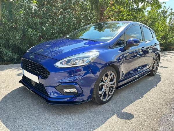 Seitenschweller passend für Ford Fiesta 8 ST ST-Line 17- in GLANZ SCHWARZ