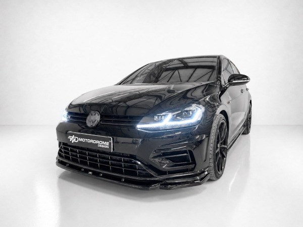 Frontspoiler passend für VW Golf 7 R R-Line 2016-2020 in GLANZ SCHWARZ