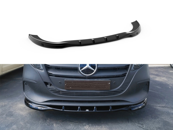 Frontspoiler passend für Mercedes Vito W447 24- in GLANZ SCHWARZ