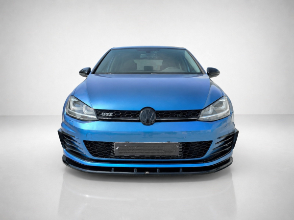 Frontspoiler passend für VW Golf 7 GTI GTD 2013-2016 in GLANZ SCHWARZ