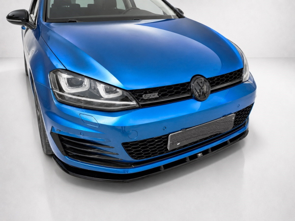 Frontspoiler passend für VW Golf 7 GTI GTD 2013-2016 in GLANZ SCHWARZ
