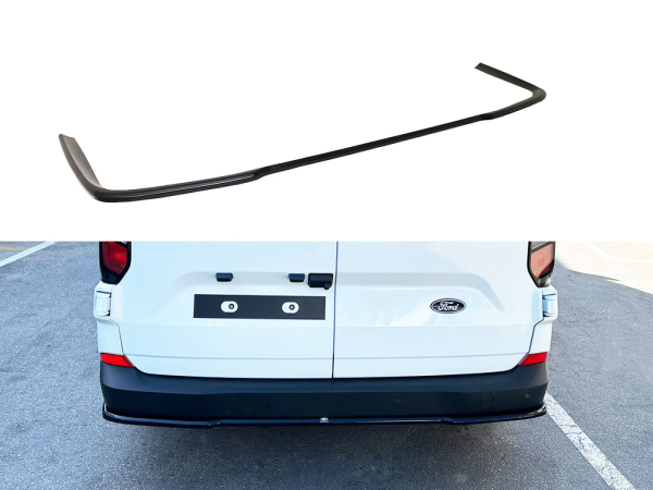 Heckdiffusor passend für Ford Transit Custom 10/2023 und VW T7 in GLANZ SCHWARZ mit Schmutzfänger ab Werk