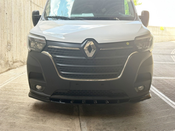Frontspoiler passend für Renault Master 2019-2024 in GLANZ SCHWARZ