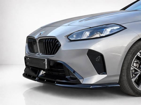 Frontspoiler passend für BMW 1er F70 M-Paket 24- in GLANZ SCHWARZ