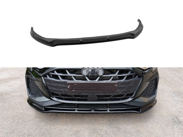 Frontspoiler passend für Audi A3 S-Line S3 Limousine Sportback 8Y 2024- in GLANZ SCHWARZ