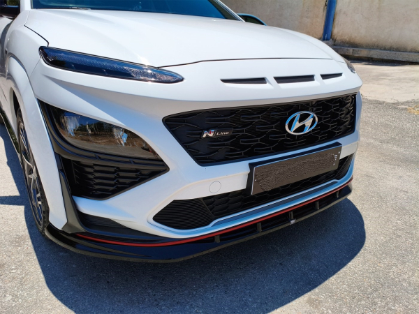 Frontspoiler passend für Hyundai Kona N N-Line in GLANZ SCHWARZ 2020-2023